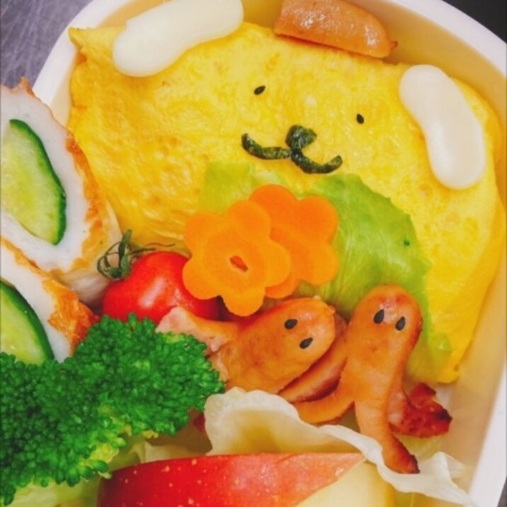 簡単オムライスでポムポムプリンのお弁当 レシピ 作り方 By Yuki0 楽天レシピ 簡単オムライスでポムポムプリンのお弁当 レシピ 作り方 By Yuki0 楽天レシピ